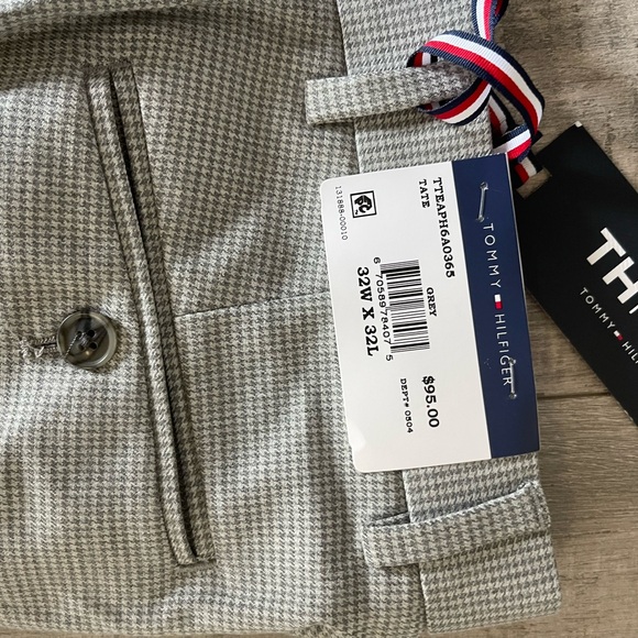 Tommy Hilfiger Men's gray Dress Pants - Picture 7 of 9